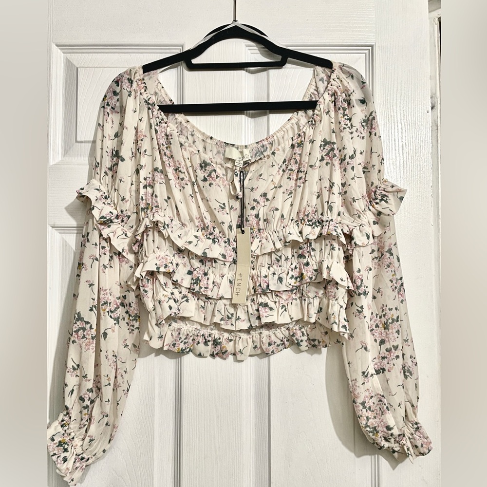 Lulus Floral Top